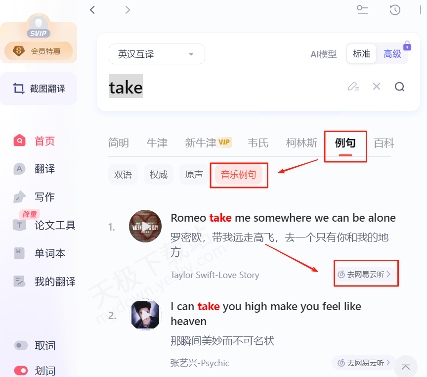 如何在有道翻译中设置“划词后立即朗读”？